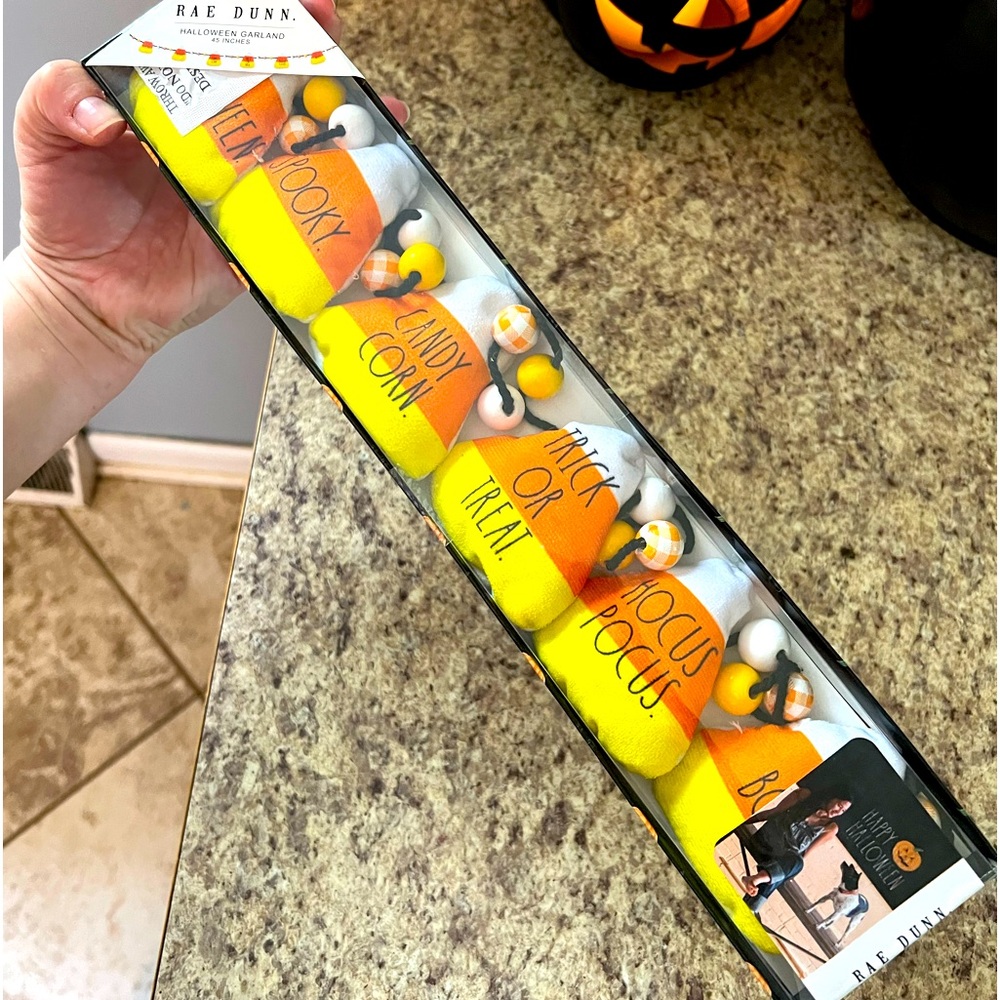 Rae Dunn Halloween Candy Corn Garland